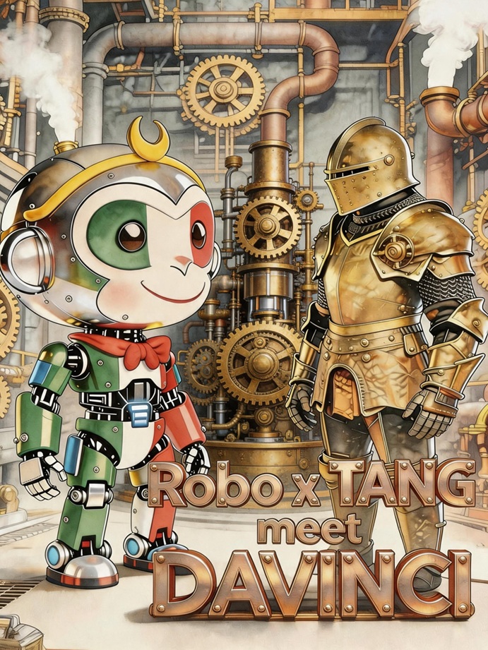 跨越五百年文明对话！Robo x TANG联名达芬奇，中国IP国际化从深圳启航